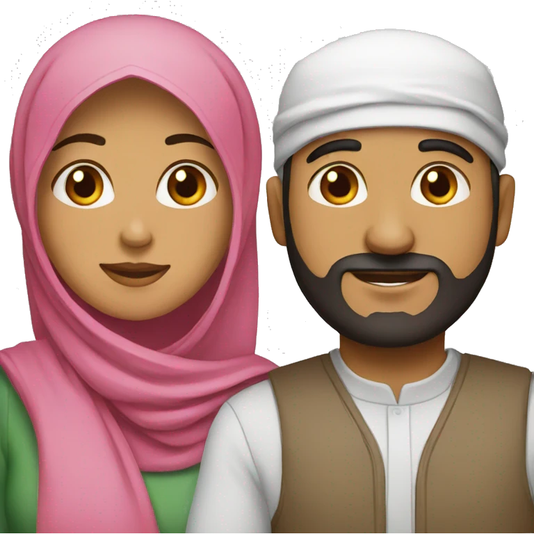 Muslim couple emoji
