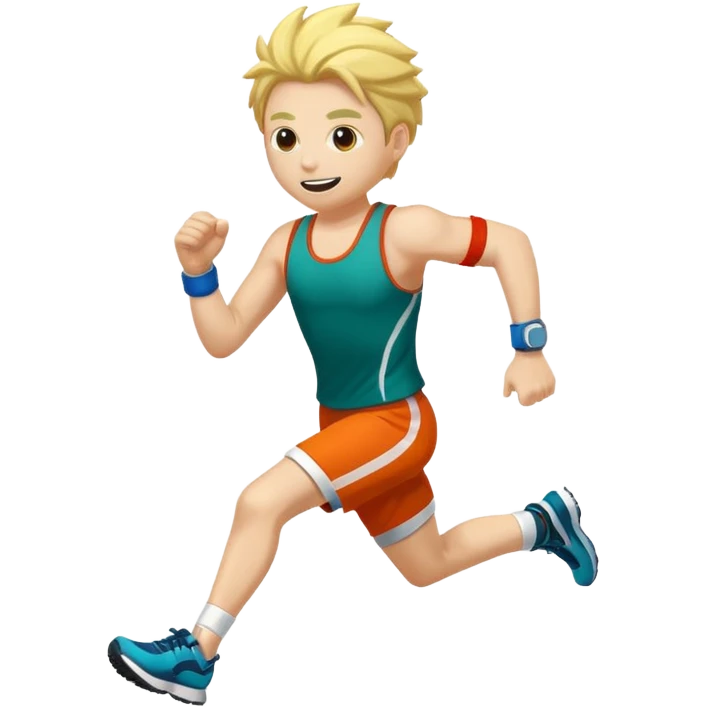 Create me an emoji where the word MHA IS AN EMOJI AND MHA is for a  running club emoji