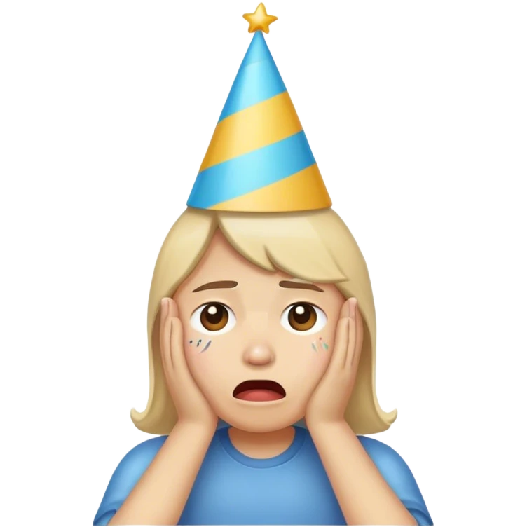 crying party emoji emoji