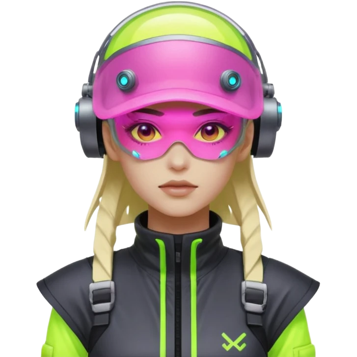 cyberpunk person emoji