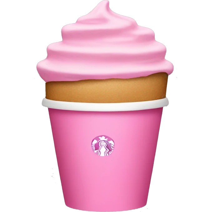 Pink Starbucks  emoji