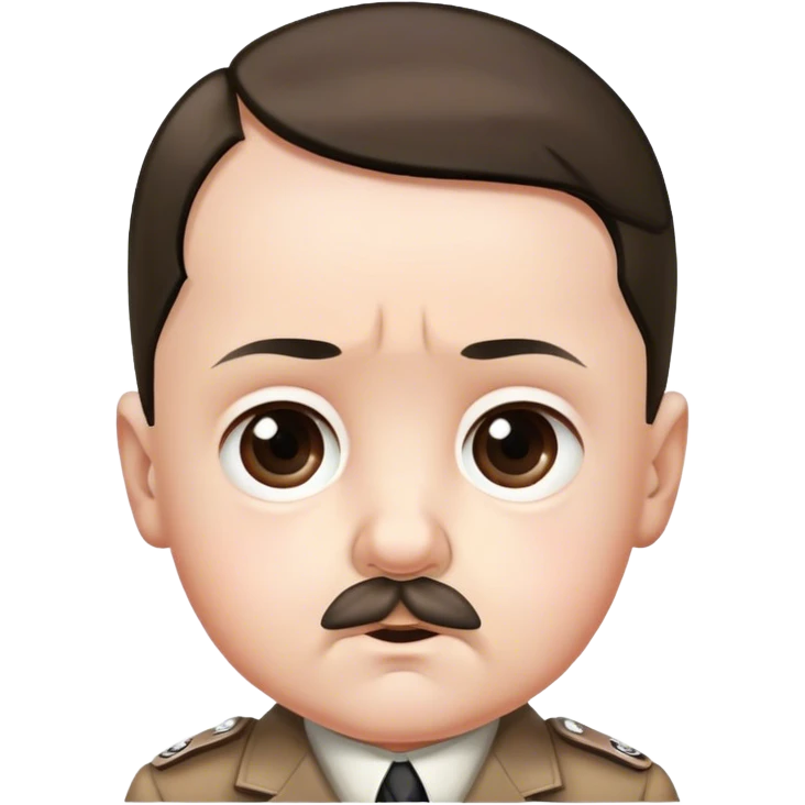 Adolf Hitler, cute baby face  emoji