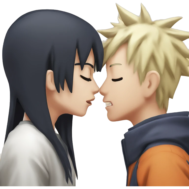 hinata and naruto kiss emoji
