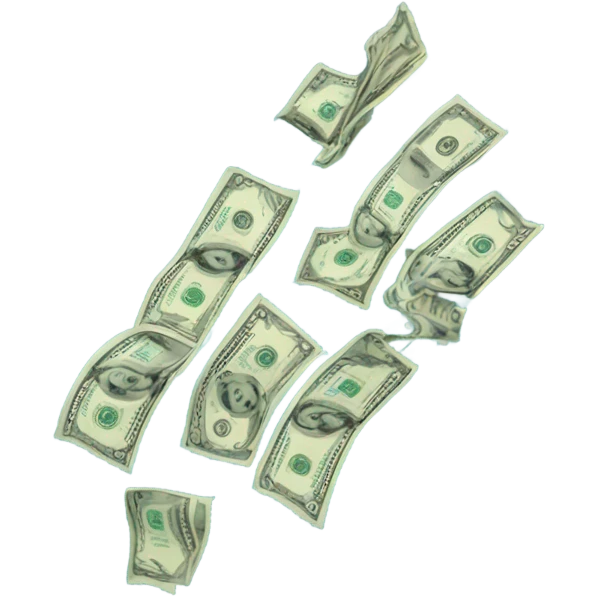 Money rain emoji