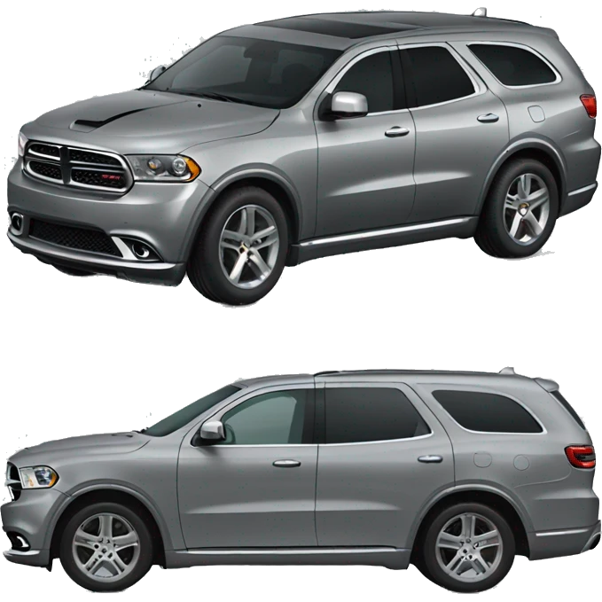 Grey dodge Durango car emoji
