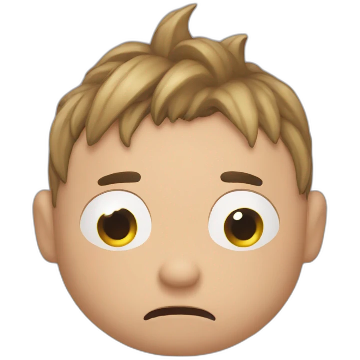 itchy bottom emoji