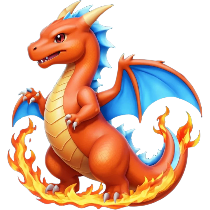 Charizard blue emoji