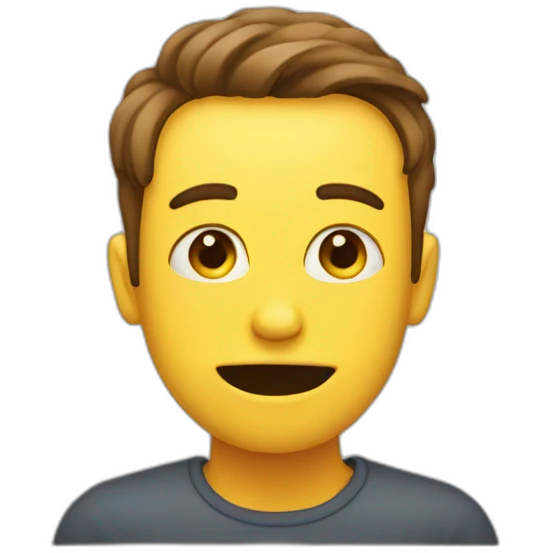 person thinks of food emoji