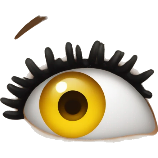 Applying mascara emoji