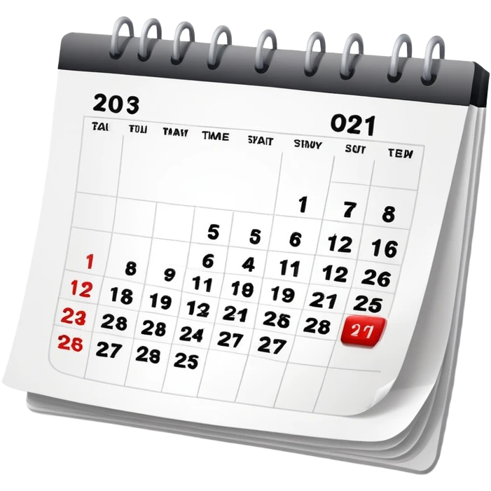 calendar emoji