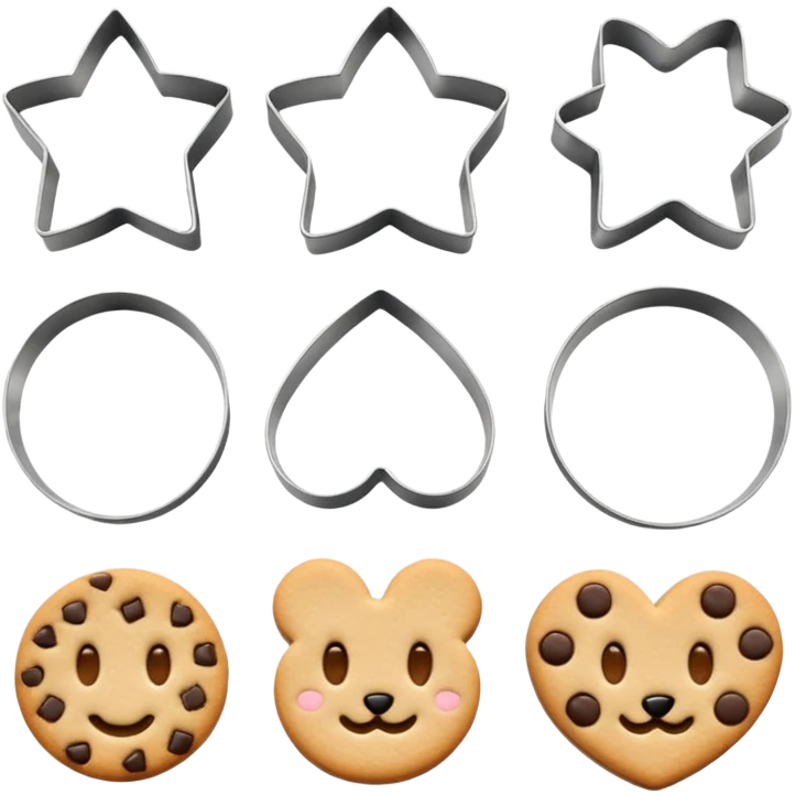 Cookie cutters emoji