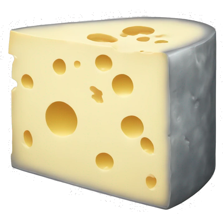 grey cheese emoji