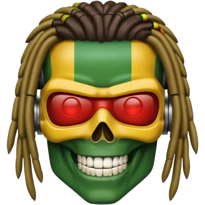 smiling rasta terminator emoji