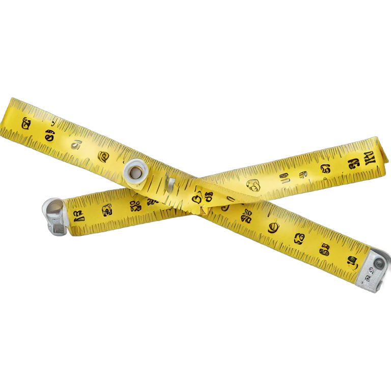 Tape measure for waist  emoji