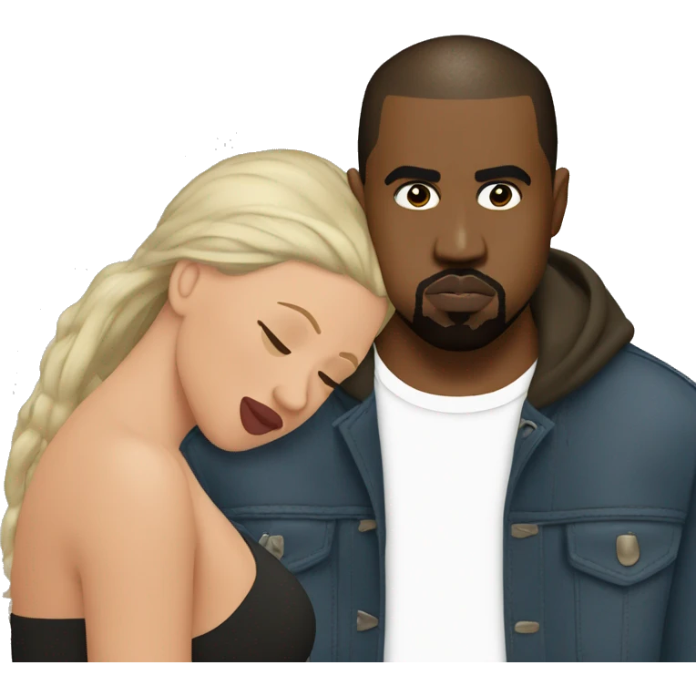 Kanye west bisou  emoji