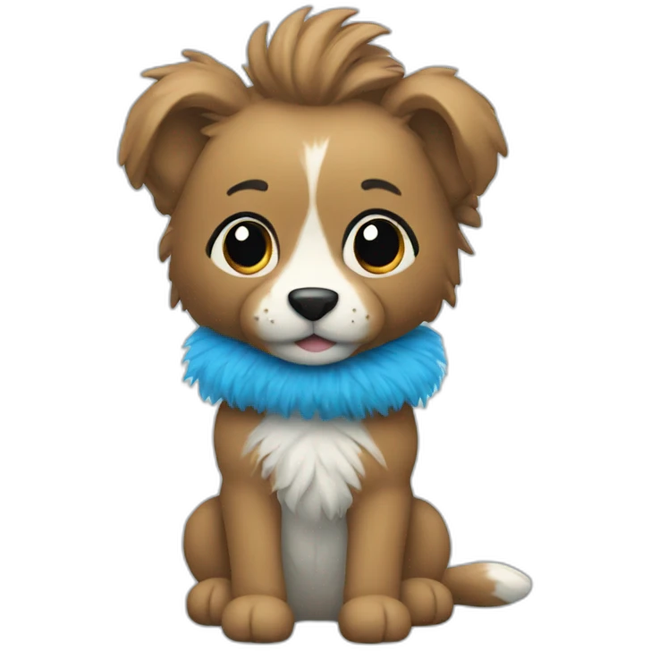 Toy with blue fur emoji