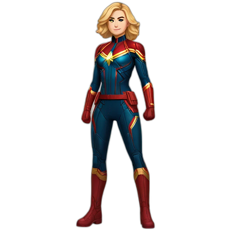 Captain Marvel fullbody emoji