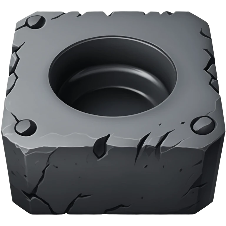 Calligraphy Inkstone – Stone block with dark ink well. emoji