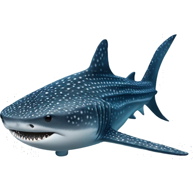 realistic whale shark emoji