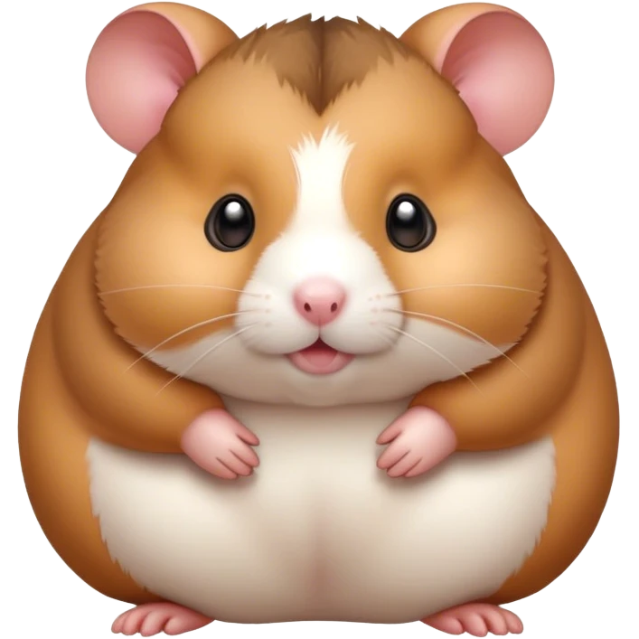 Chubby hamster emoji