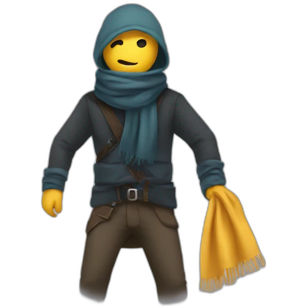 thief who steals a scarf emoji