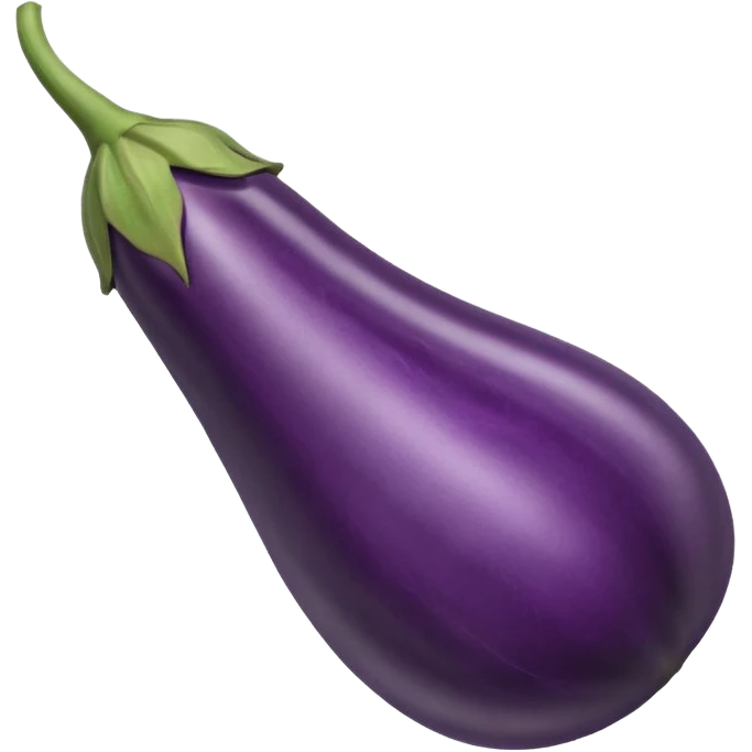 Eggplant with veins emoji