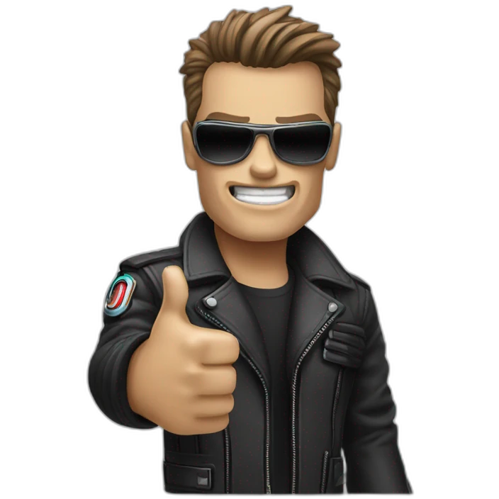 Terminator thumbs up emoji