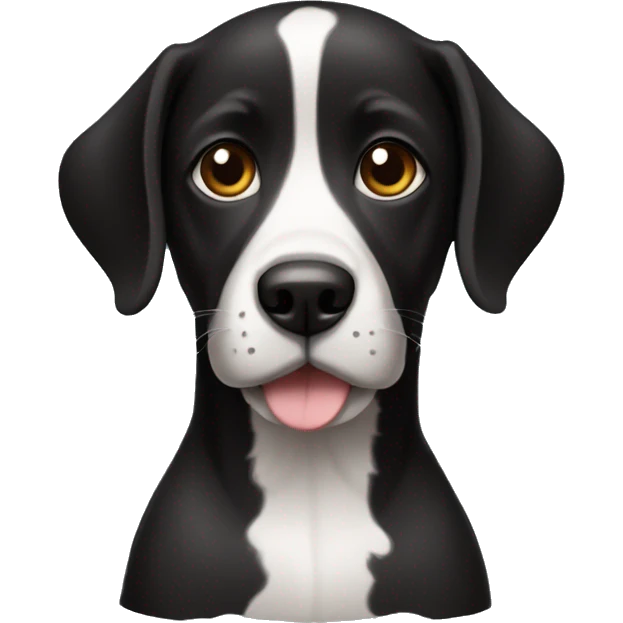 Cachorro todo preto emoji