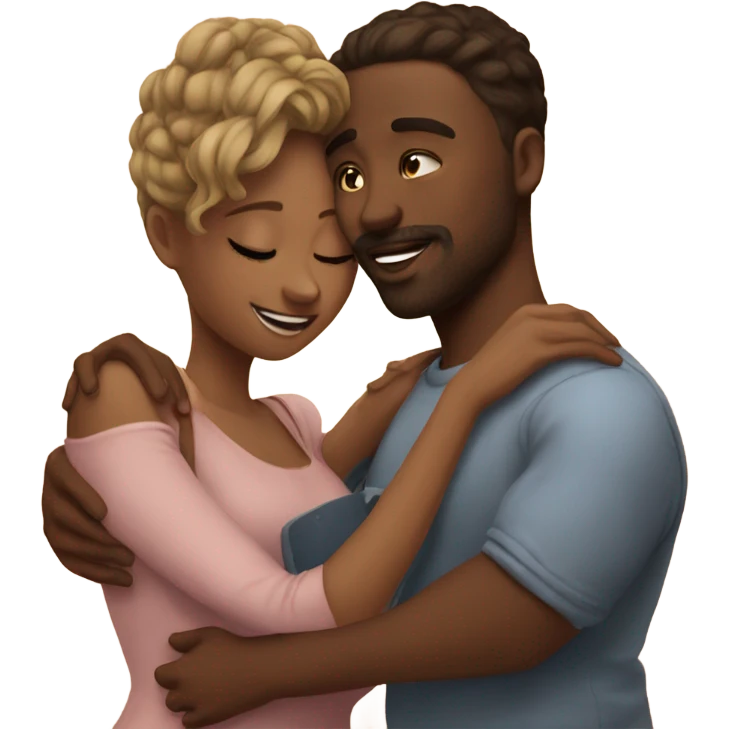 sweet moment between lovers emoji