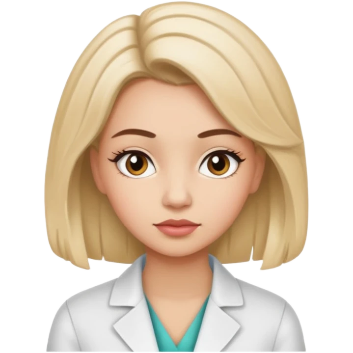 The cosmetologist girl was thinking emoji