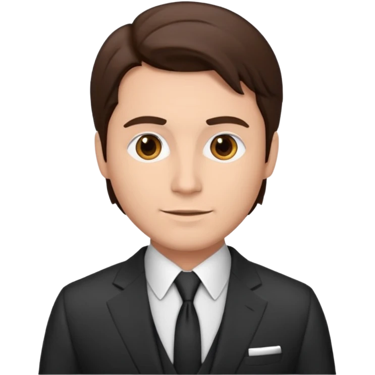 Male brunette movie producer  emoji