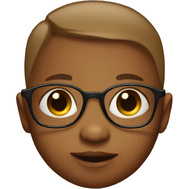 baby with glasses emoji
