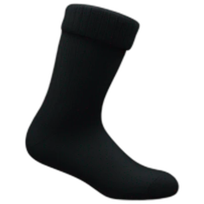 Black socks emoji