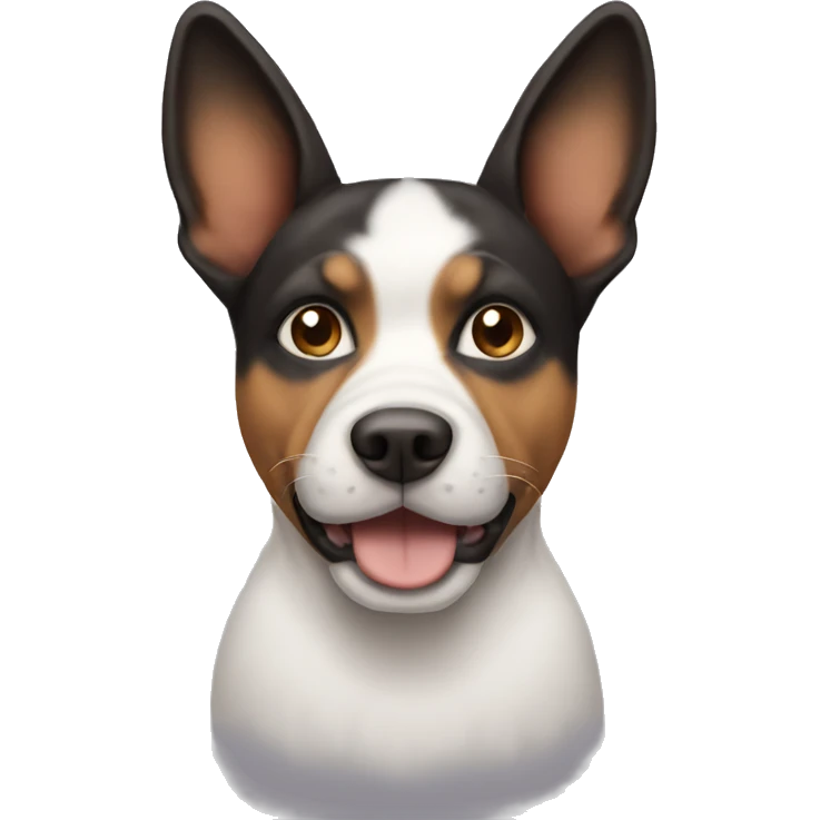 Dog with cat ears emoji