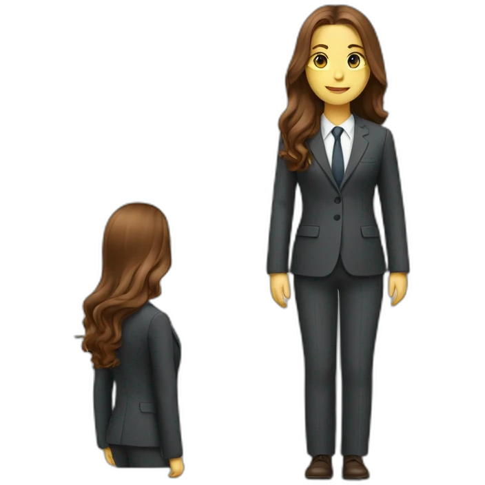 white-girl-with-long-brown-hair-wearing-a-suit emoji