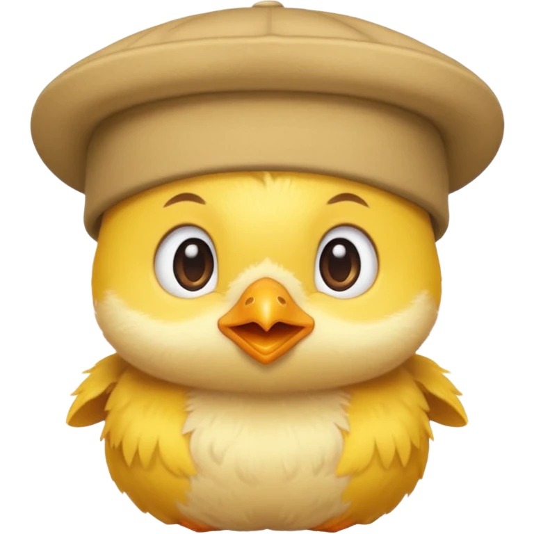 Chick in a hat emoji
