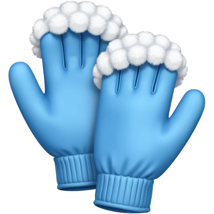 snow gloves emoji