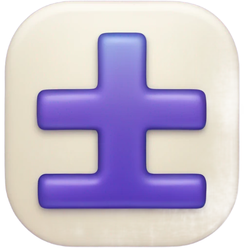 Purple and blue check mark emoji