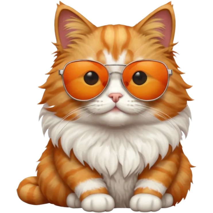 Cat wearing sunglasses emoji