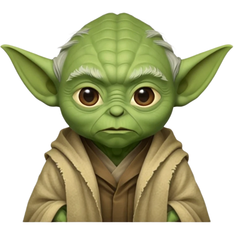 A 6 7 yoda Star Wars emoji