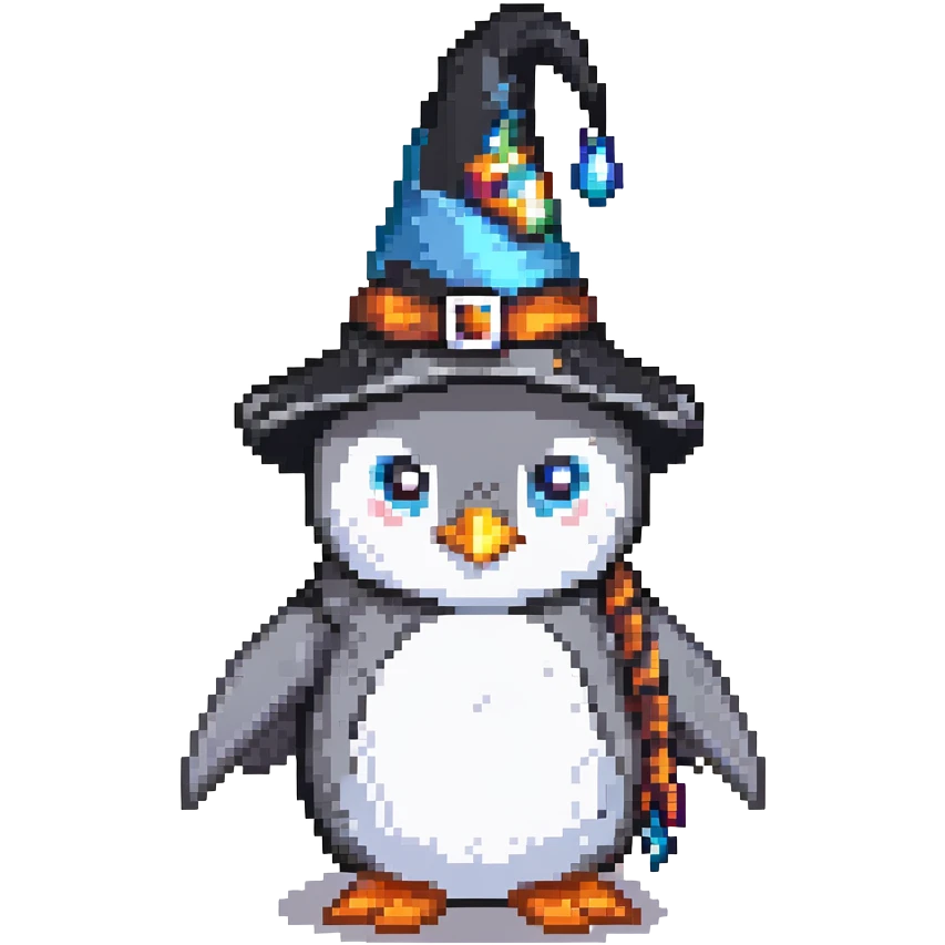 wizard penguin emoji