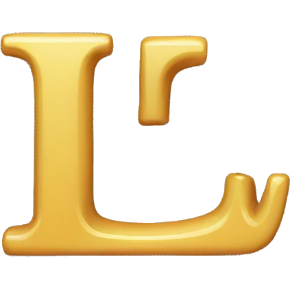 Letter L emoji