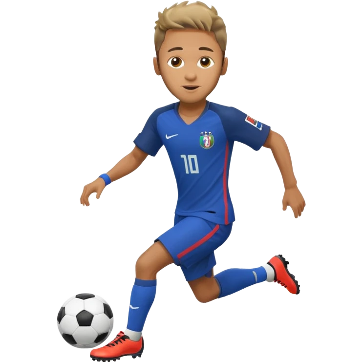 Neymar doing skills emoji