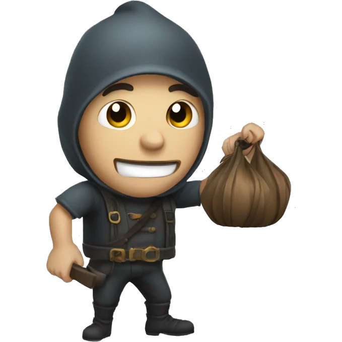 Thief with balacones emoji