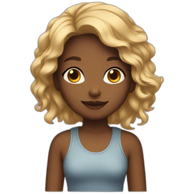 A girl emoji