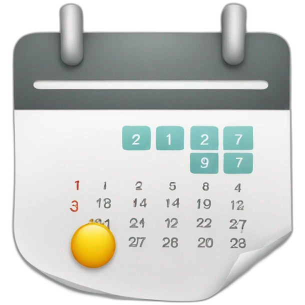 calendar icon emoji