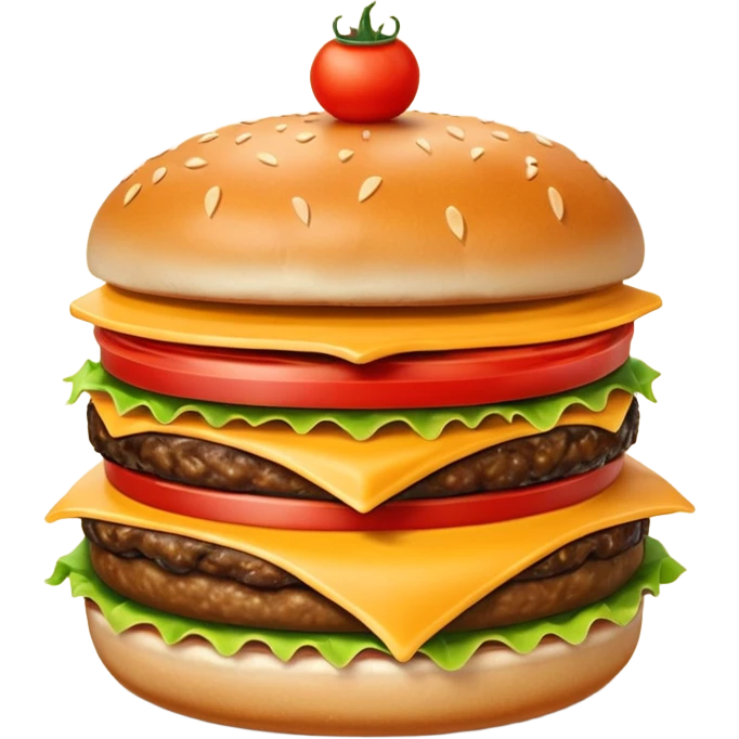 hamburguesa contenta emoji