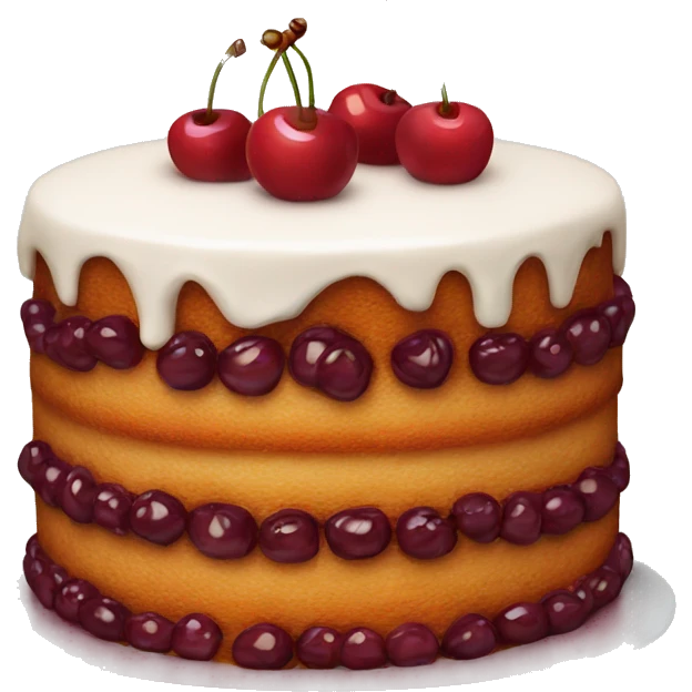 Cherry cake emoji