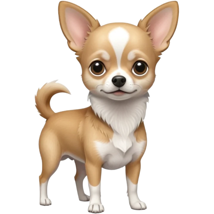 Grey-white Chihu dog emoji