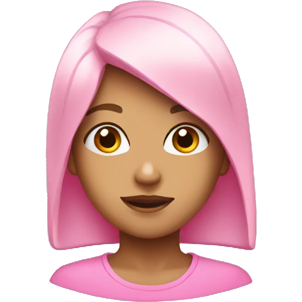 Pink  emoji
